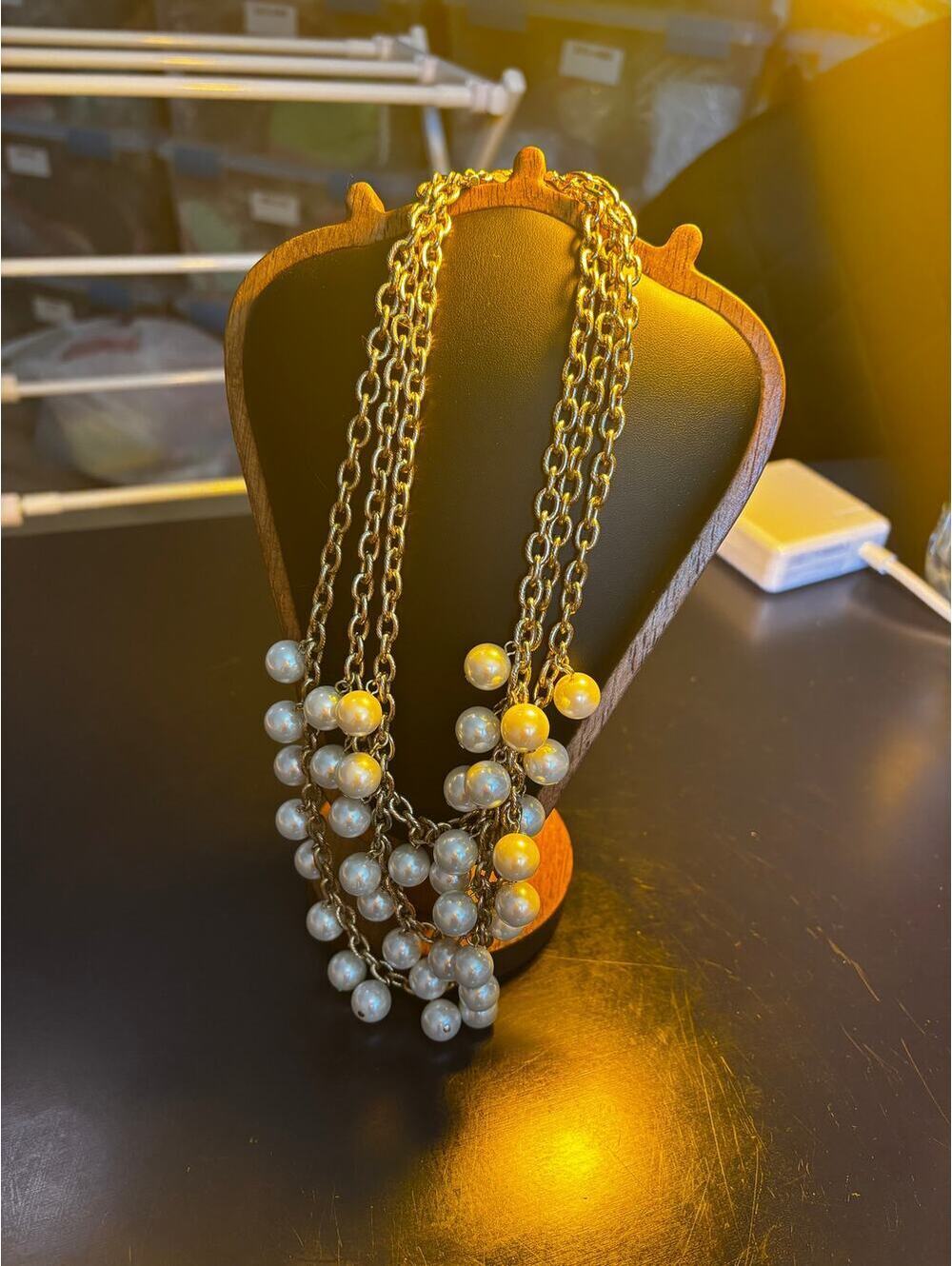 Charter Club Vintage 1980s Multistrand Pearl Necklace